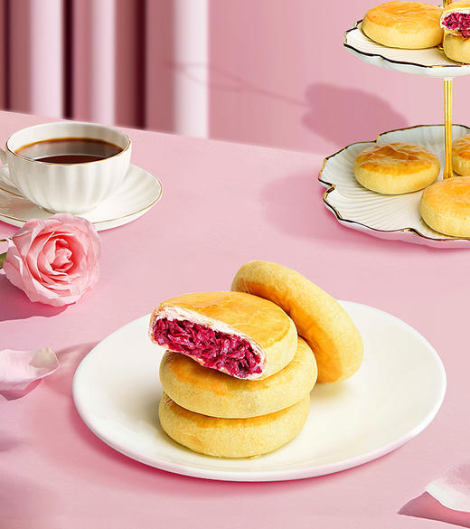 玫瑰鲜花饼 商品图0