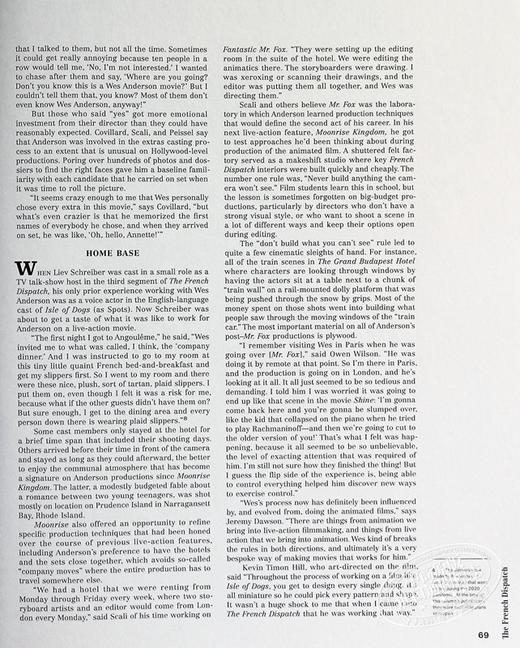 【中商原版】韦斯 安德森系列 法兰西特派 电影设定集 英文原版 The Wes Anderson Collection The French Dispatch 商品图7