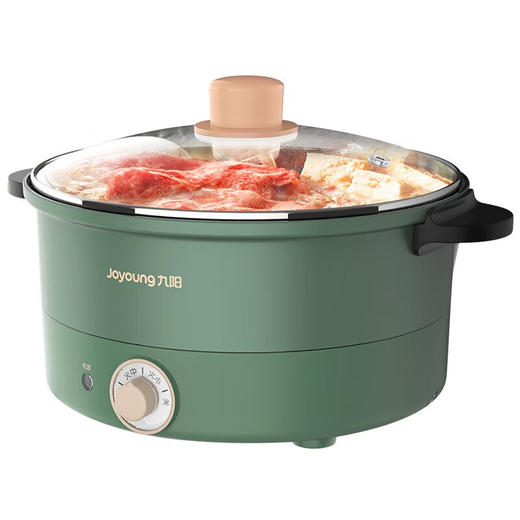HG30-G310 电火锅多功能家用3升L电炖锅 复古绿3L 复古绿3L 商品图0