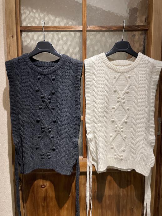 Gauze2色毛衣背心 商品图6