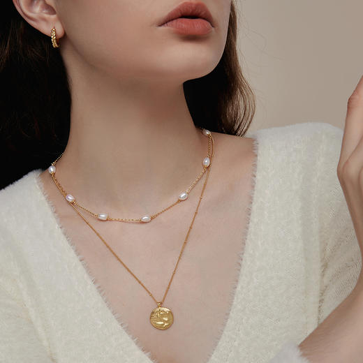 ARSIS｜纯真年代系列 复古金币项链 商品图5