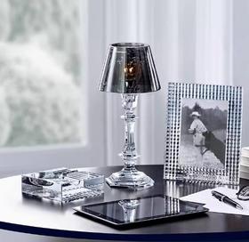 现代简约透明水晶方形雪茄烟灰缸室客厅酒店软装饰小摆件