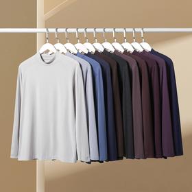 男装莫代尔小高领亲肤贴服打底单件上衣   2SZ138/2SZ108