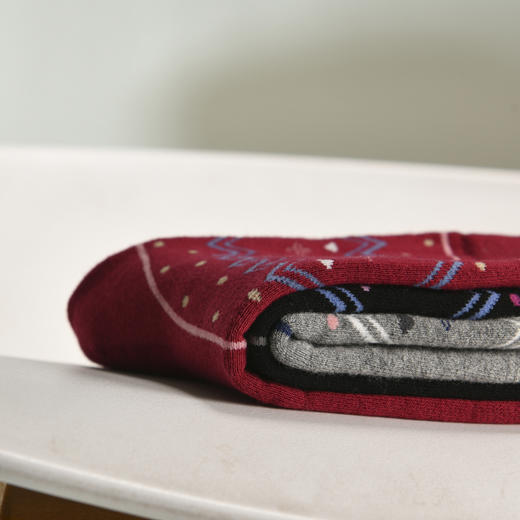 [2双装][6双6折]女士秋冬全毛圈袜【2022706】 商品图2