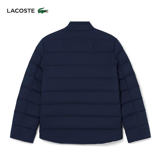 【海南专供价】Lacoste法国鳄鱼男装时尚休闲宽松鹅绒服羽绒服外套BH9329-98 商品图3