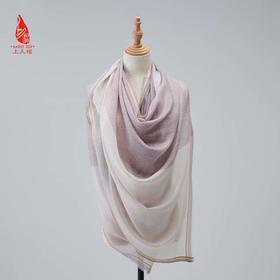 SAINTJOY/上久楷 羊绒围巾  披肩  羊绒色织彩格披肩 PJS23017