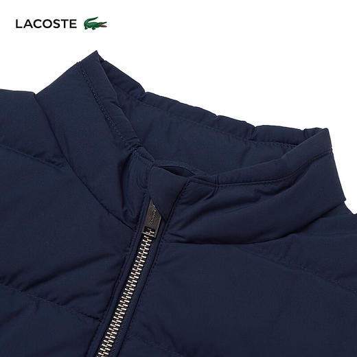 【海南专供价】Lacoste法国鳄鱼男装时尚休闲宽松鹅绒服羽绒服外套BH9329-98 商品图5