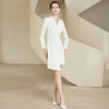 IWY/杏色正式场合连衣裙秋冬高端职业装气质女神范职场套裙医美工作服233022Q1 商品缩略图1