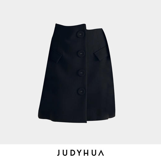 JUDYHUA 带盖设计小A短裙 商品图3