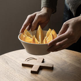 MUMO木墨 十字木垫杯垫樱桃木/黑胡桃木【该商品不支持用券】