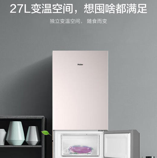 海尔（Haier）冰箱BCD-218WGHC3E7Y1 商品图9