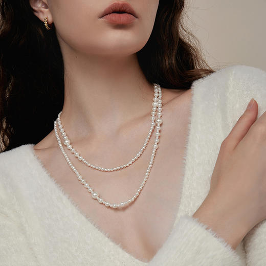 ARSIS｜纯真年代系列 复古OT扣长项链 商品图4