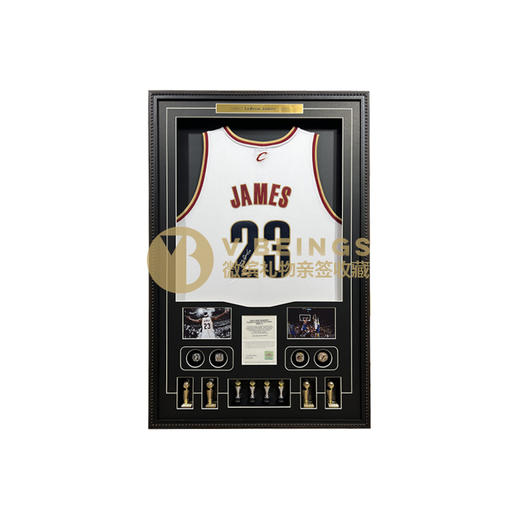 收藏系列 詹姆斯 骑士队23号白色 亲笔签名球衣 商品图0