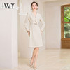 IWY/米白色小香风连衣裙女西装裙子秋冬名媛气质职业套装裙高级感工作服Q982-M 商品缩略图4