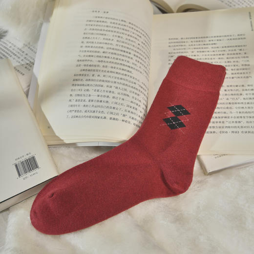 【59元2双】【1双装】女士冬季长筒袜山羊绒绒袜冬袜子【2022805】 商品图1