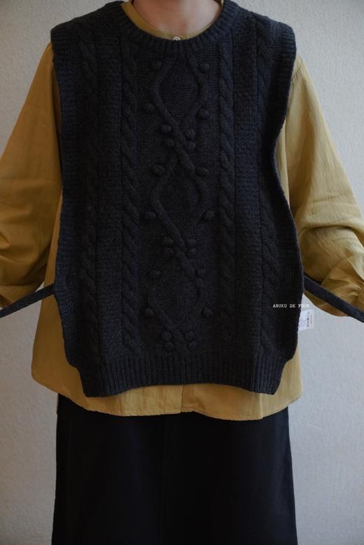 Gauze2色毛衣背心 商品图0