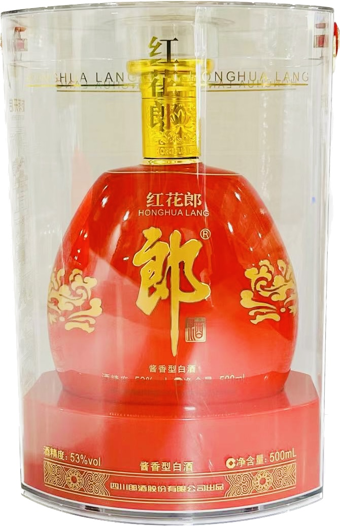 红花郎酒(红钻)酱香型白酒500毫升 HONGHUALANG