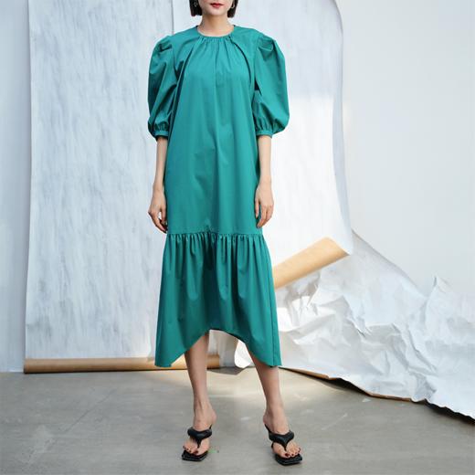 LIYIHAN 宽松褶皱连衣裙 Y233L01940 商品图0