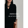 HeyDress法式复古丝绒连衣裙女秋冬宽松收腰气质小黑裙赫本礼服裙 商品缩略图2