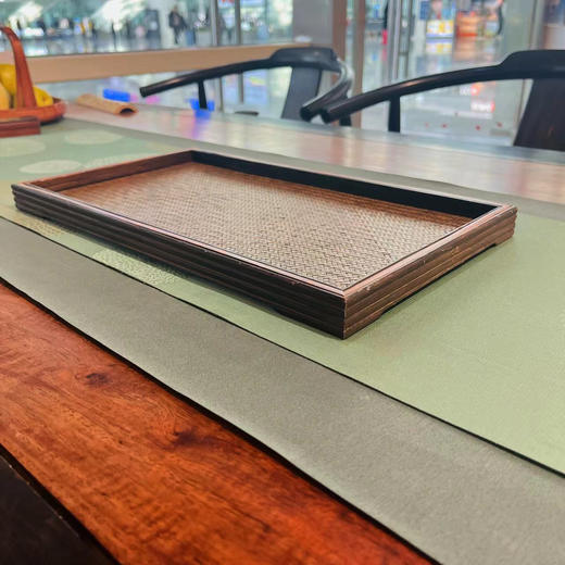 斑竹竹编茶盘 商品图1