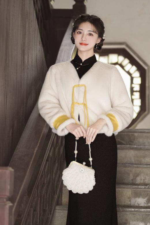 旗袍外搭女新款秋冬季，长袖时尚洋气高档小外套GSJ-188 商品图4