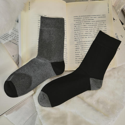 [2双装][6双6折]男士秋冬半毛圈袜【2021705】 商品图0
