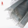 SAINTJOY/上久楷 羊绒围巾  披肩  羊绒缎纹风清月白长披肩 PJS23016 商品缩略图4