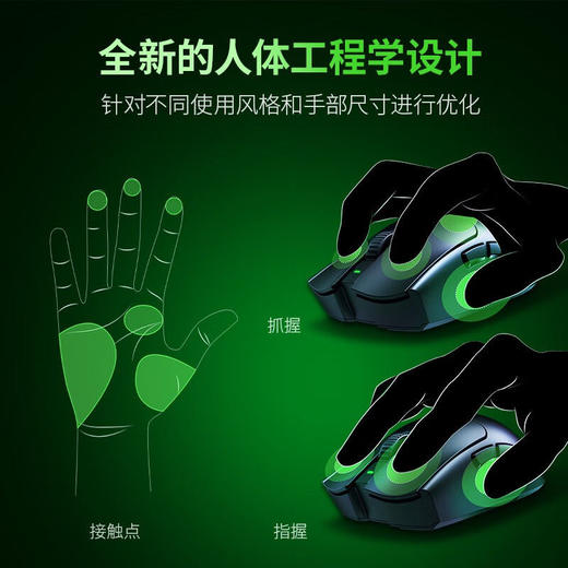 Razer雷蛇毒蝰V3极速版无线鼠标【雷蛇官方直营，3年有限质保】 商品图1
