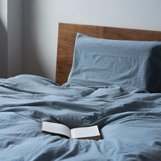 水洗棉格纹四件套 商品图2