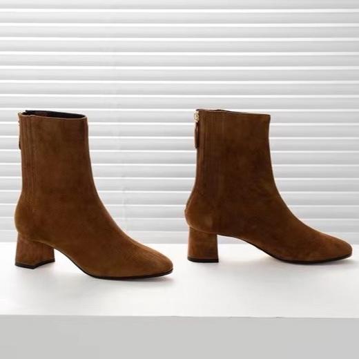 【à perles】WR小圆头短靴 完美修饰脚型，宽脚也可以穿【现货】 商品图2