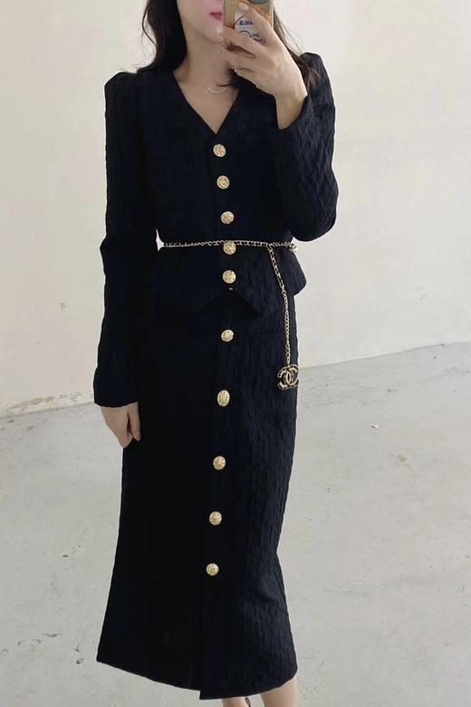 Le Malene 气质单排扣提花套装 17216 商品图0