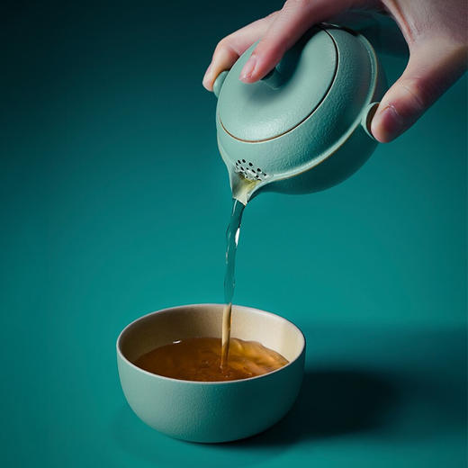 万仟堂  平安客·快客杯 湖绿釉 商品图4