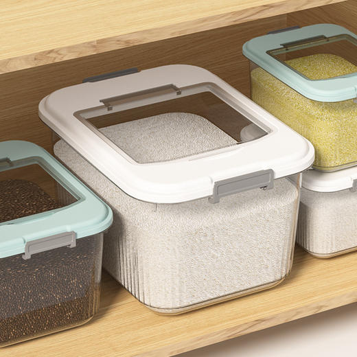 家用装米桶35斤加厚25斤防潮防虫密封收纳盒子15斤储米箱米缸面粉 商品图3