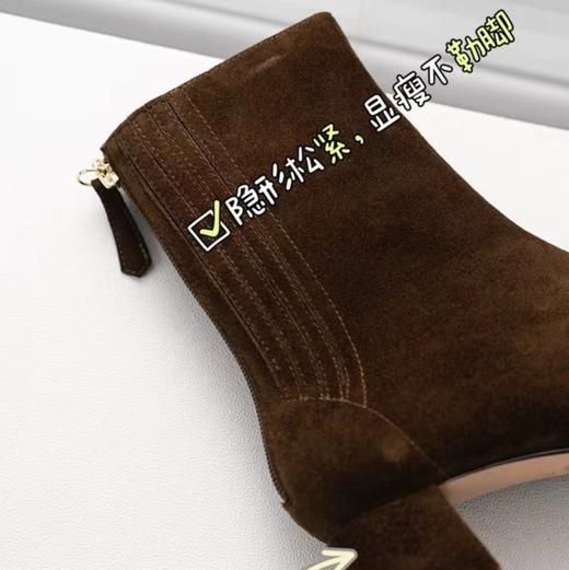 【à perles】WR小圆头短靴 完美修饰脚型，宽脚也可以穿【现货】 商品图4