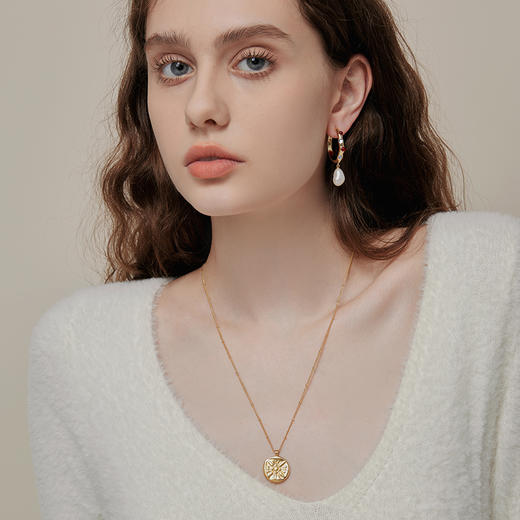 ARSIS｜纯真年代系列 复古金币项链 商品图2