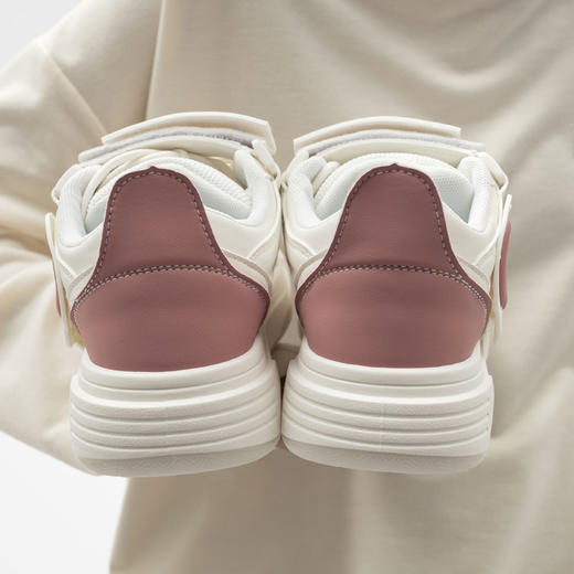 「三款配色！多巴胺港风」兔子魔术贴字母面包鞋软妹风学生ins潮运动板鞋女 商品图3