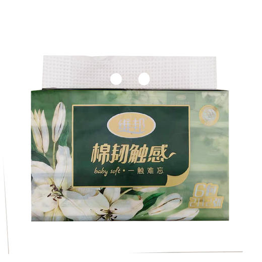 维邦绵韧触感抽纸6包【21003108】 商品图0