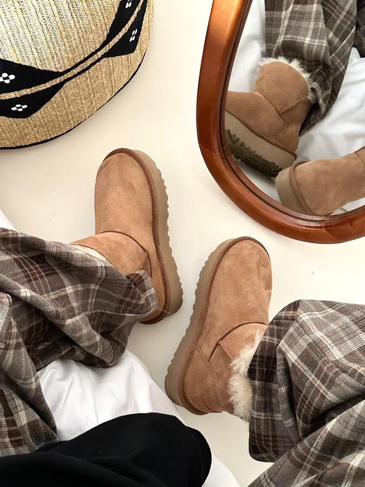 【女款】河南桑坡雪地靴 新款厚底侧拉链35-40码 商品图1