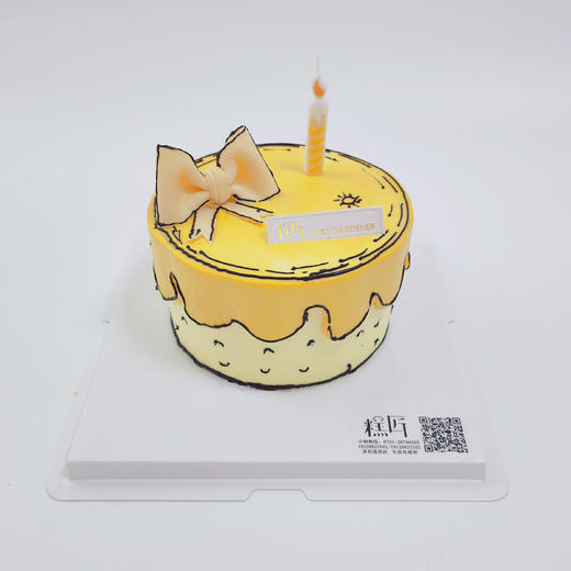 蝴蝶结二次元蛋糕 | 糕匠 商品图0