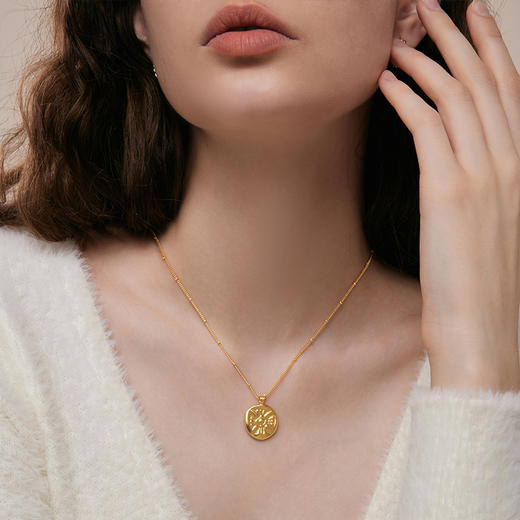 ARSIS｜纯真年代系列 复古金币项链 商品图3
