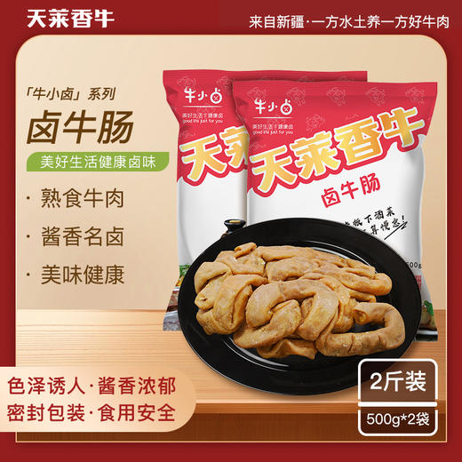 卤牛肠 500g*2袋【冷冻】天莱香牛 熟食牛肉 商品图0