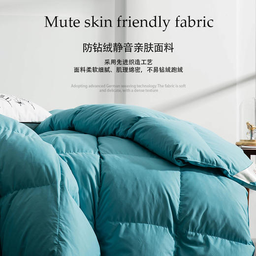 百思寒 95%白鸭绒超柔静音四季子母被150*210（下单现做7天发货）[福利品] 商品图2