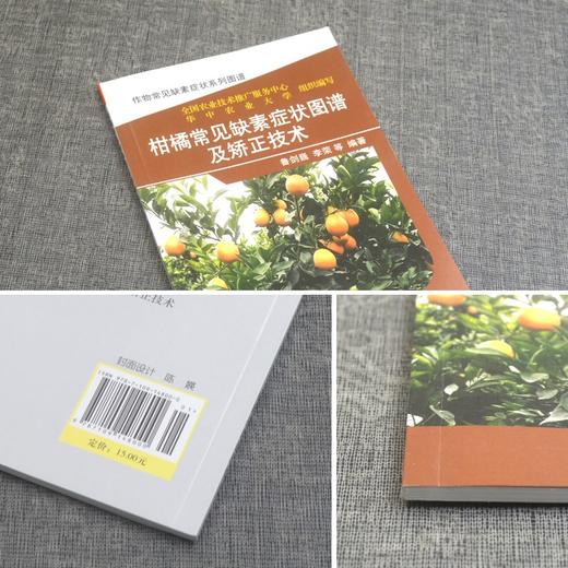 柑橘常见缺素症状图谱及矫正技术 【官方正版，可开发票，下单时留开票信息和电子邮箱】 商品图1