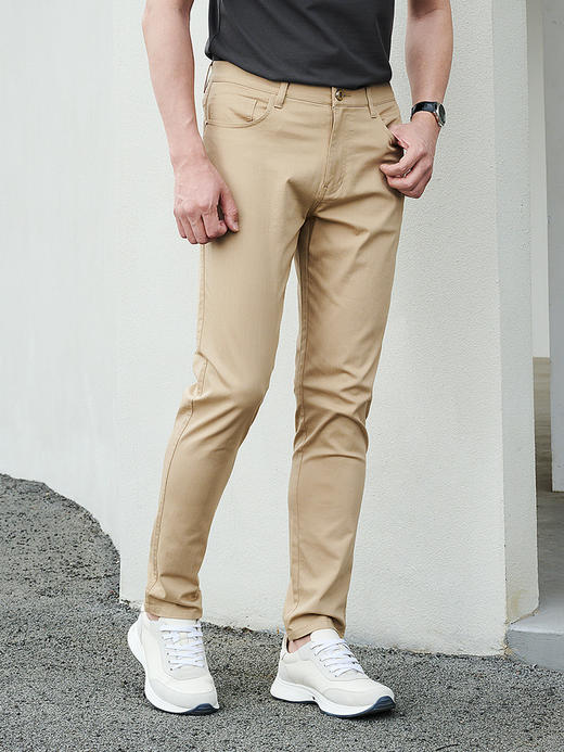 【轻旅系列】男士莱赛尔商务百塔休闲裤H236835 商品图3