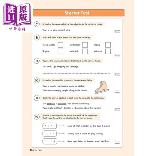 【中商原版】英国原版CGP教辅 New KS2 English Targeted Question Book - Year 5KS2 英语有针对性的问题书 - 5 年级 商品图4