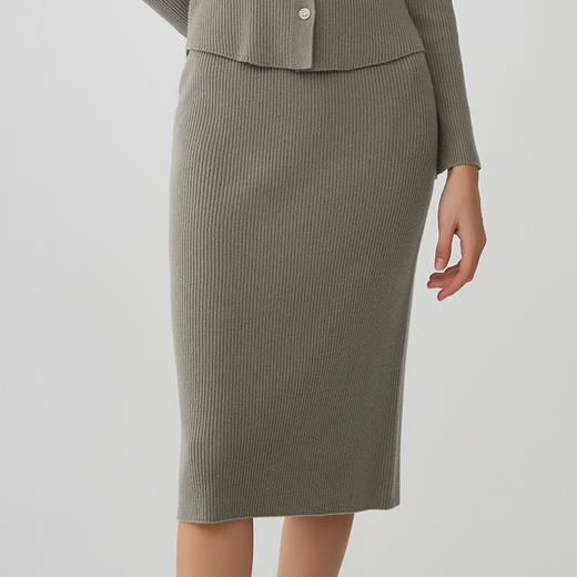 【抽条款纯羊绒套衫】羊绒世家秋冬新品100%山羊绒抽条修身商务风套衫 商品图3