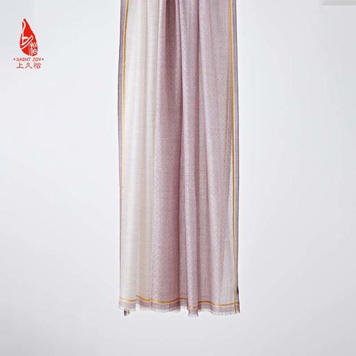 SAINTJOY/上久楷 羊绒围巾  披肩  羊绒色织彩格披肩 PJS23017 商品图7