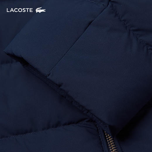 【海南专供价】Lacoste法国鳄鱼男装时尚休闲宽松鹅绒服羽绒服外套BH9329-98 商品图4