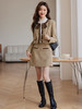 【年货节】熙世界法式富家千金套装女2025秋冬款小香风短外套a字短裙两件套 商品缩略图4
