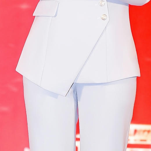 IWY/杏色大学生面试正装女秋冬高端主持人西装套装通勤职业装olCP10407 商品图3